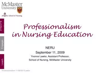 Professionalism in Nursing Education