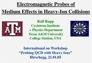 Electromagnetic Probes of Medium Effects in Heavy-Ion Collisions