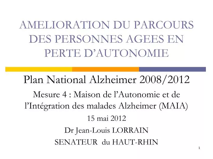 amelioration du parcours des personnes agees en perte d autonomie