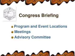 Congress Briefing