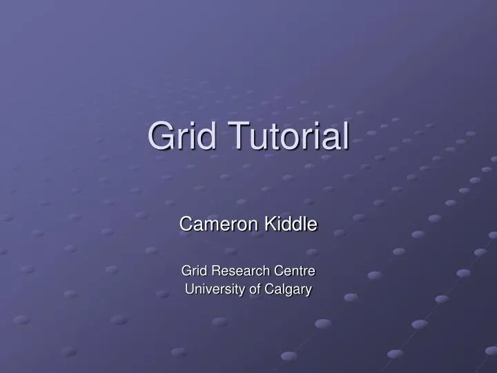 grid tutorial