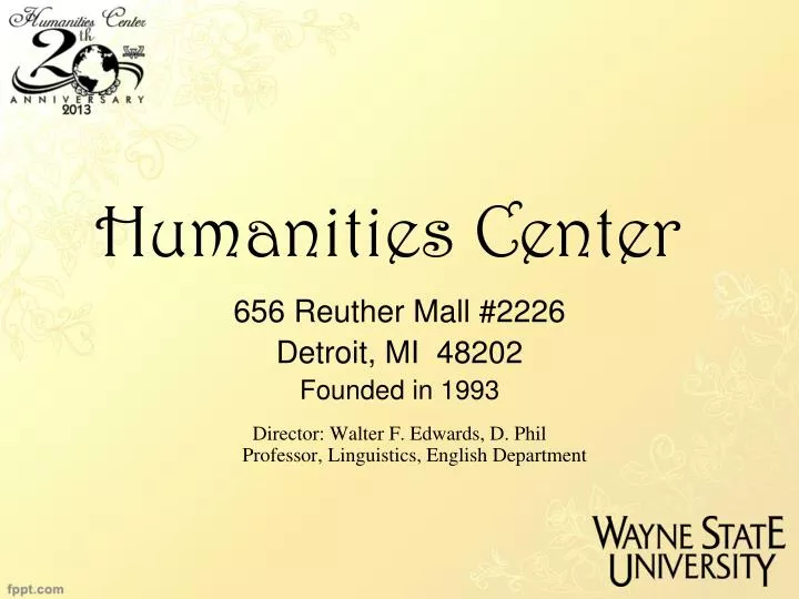 humanities center