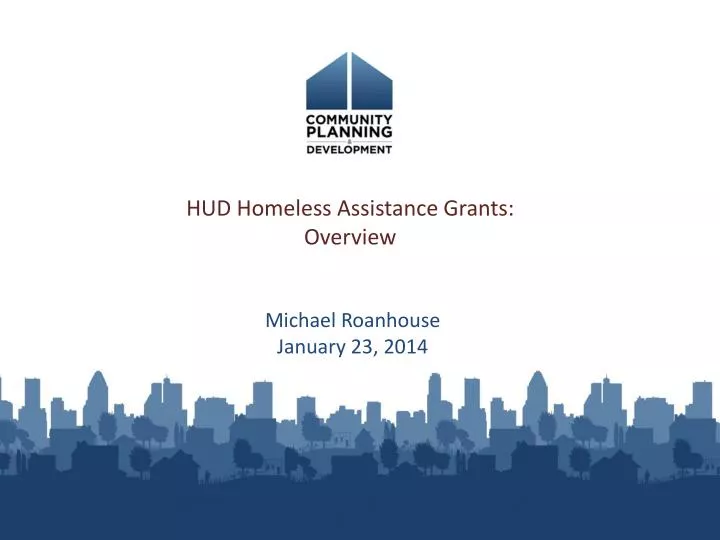 hud homeless assistance grants overview