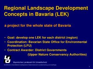 Regional Landscape Development Concepts in Bavaria (LEK)