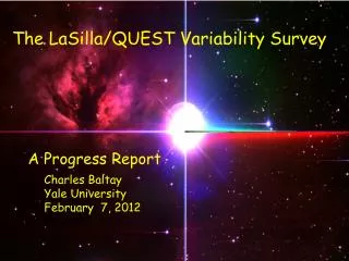 The LaSilla/QUEST Variability Survey