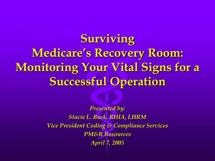 surviving medicare s recovery room monitoring your vital signs for a successful operation