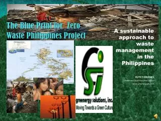 The Blue Print for Zero Waste Philippines Project