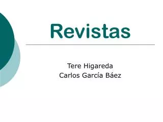 revistas