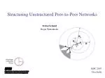 Structuring Unstructured Peer-to-Peer Networks - slide 1