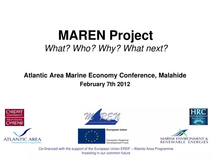 maren project what who why what next
