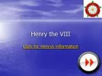 Henry the VIII - slide 1