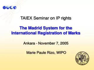 Overview of the Madrid System
