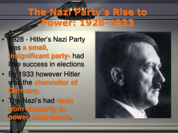 the nazi party s rise to power 1928 1933