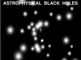 ASTROPHYSICAL BLACK HOLES