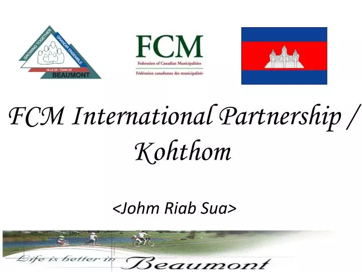fcm international partnership kohthom