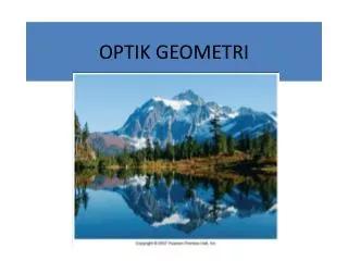 optik geometri