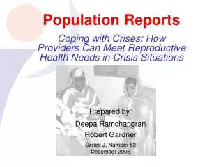 population reports