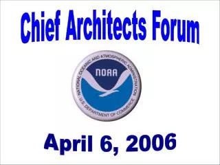 Chief Architects Forum