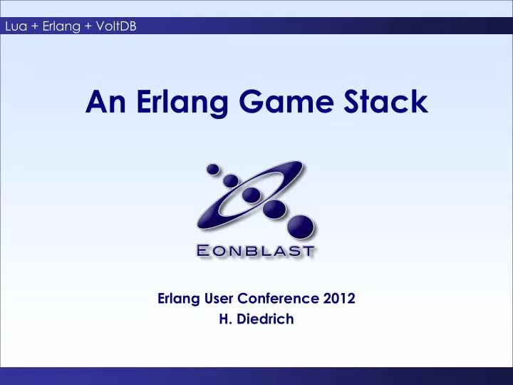 erlang user conference 2012 h diedrich