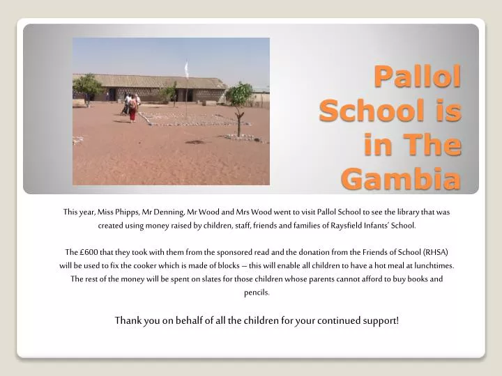 pallol school is in the gambia