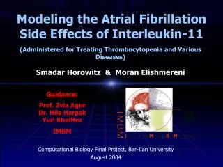 Modeling the Atrial Fibrillation Side Effects of Interleukin-11