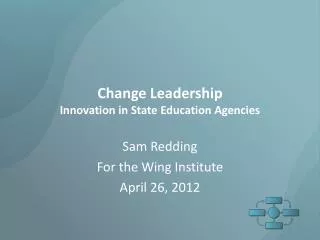 Change Leadership Innovation in State Education Agencies