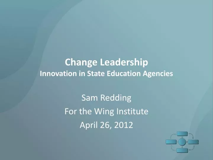 change leadership innovation in state education agencies