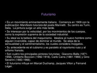 futurismo