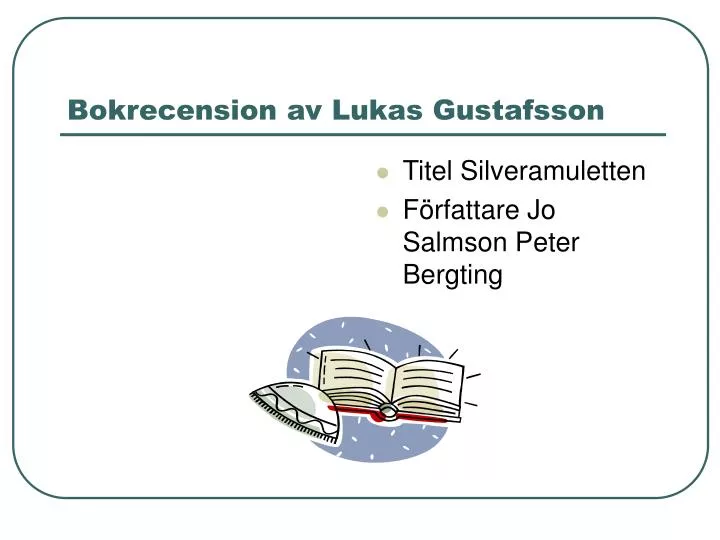 bokrecension av lukas gustafsson