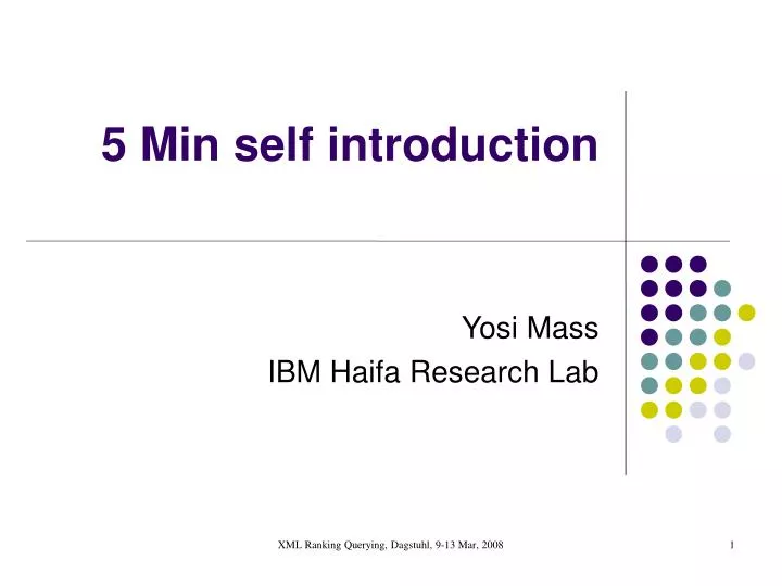yosi mass ibm haifa research lab