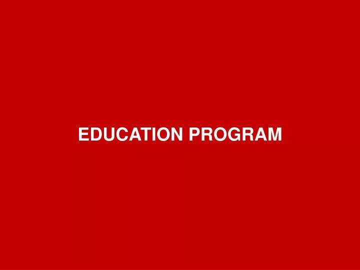 education program