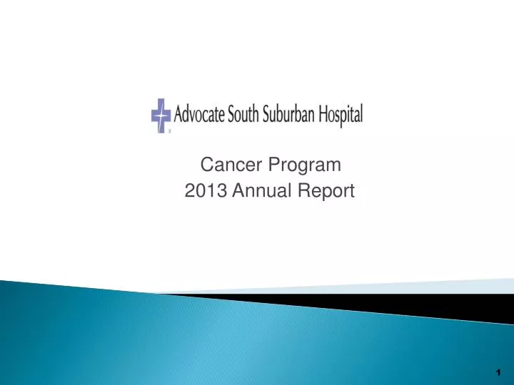 cancer program 2013 annual report