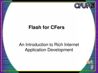 Flash for CFers