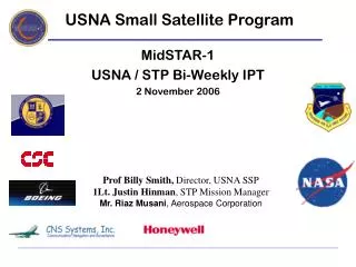 USNA Small Satellite Program