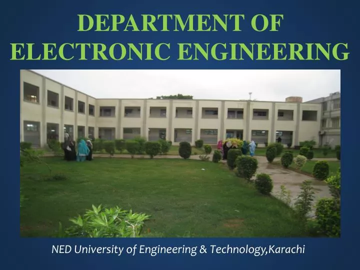 department of electronic engineering