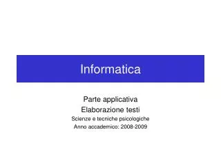 informatica