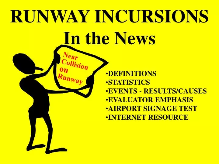 runway incursions in the news