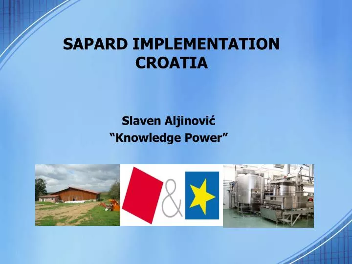 sapard implementation croatia