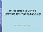 PPT - Hardware Description Language - Introduction PowerPoint ...