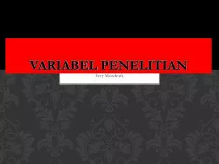 variabel penelitian