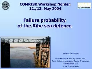 COMRISK Workshop Norden 12./13. May 2004