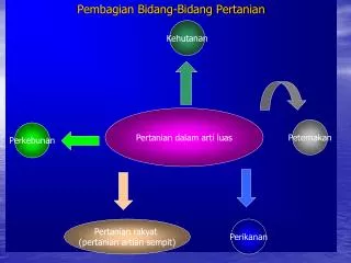 pembagian bidang bidang pertanian