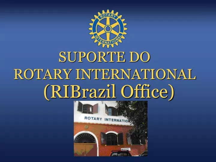 suporte do rotary international