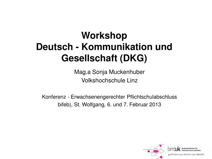workshop deutsch kommunikation und gesellschaft dkg
