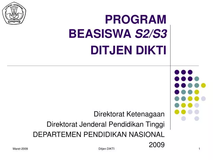 program beasiswa s2 s3 ditjen dikti