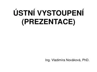 stn vystoupen prezentace