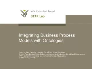 Integrating Business Process Models with Ontologies