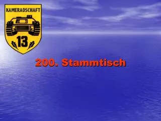 200 stammtisch