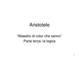 aristotele