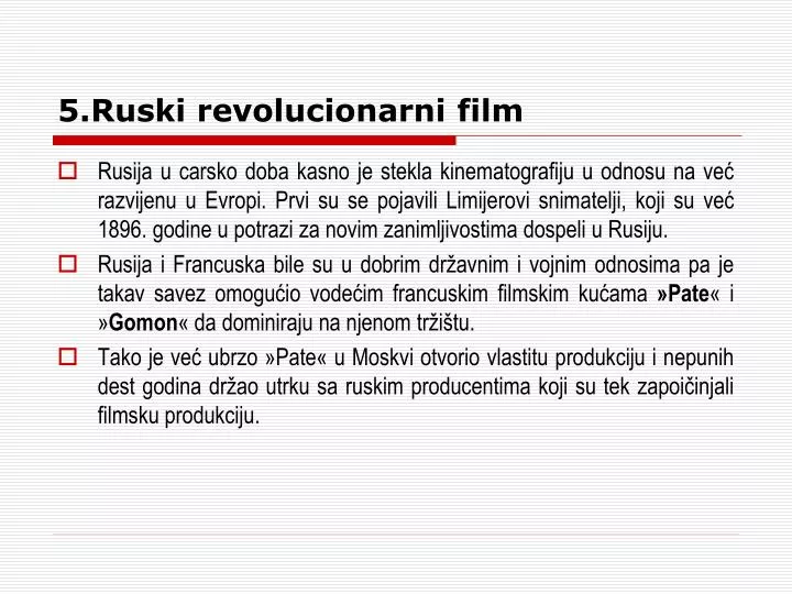 5 ruski revolucionarni film
